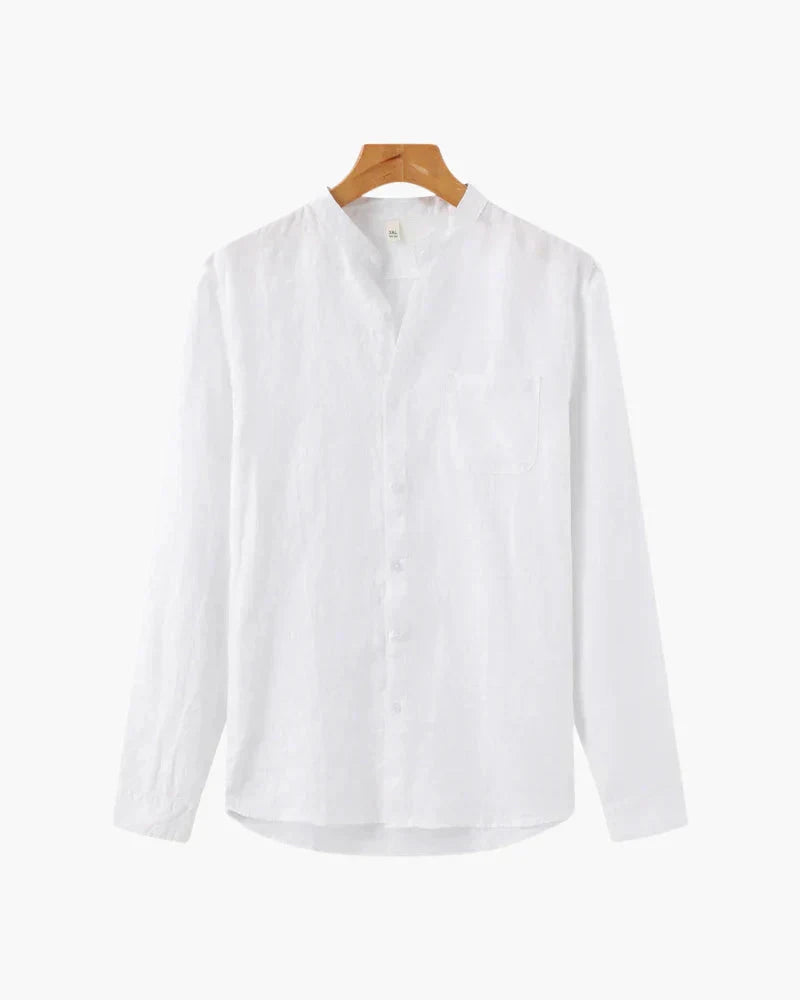 Kapstadt - 100% Leinenhemd Vermond Weiß S 