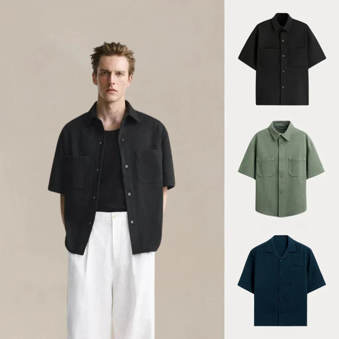 Kaufen Sie 1, erhalten Sie 3 – Core Comfort Unisex-T-Shirt-Set Vermond SCHWARZ • GRÜN • MARINEBLAU S 