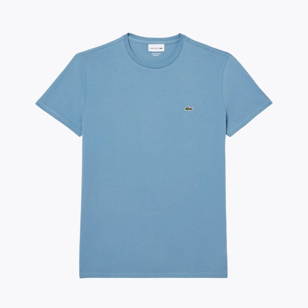LC Cotton Pima T-shirt Lacoste Vermond Blue S 