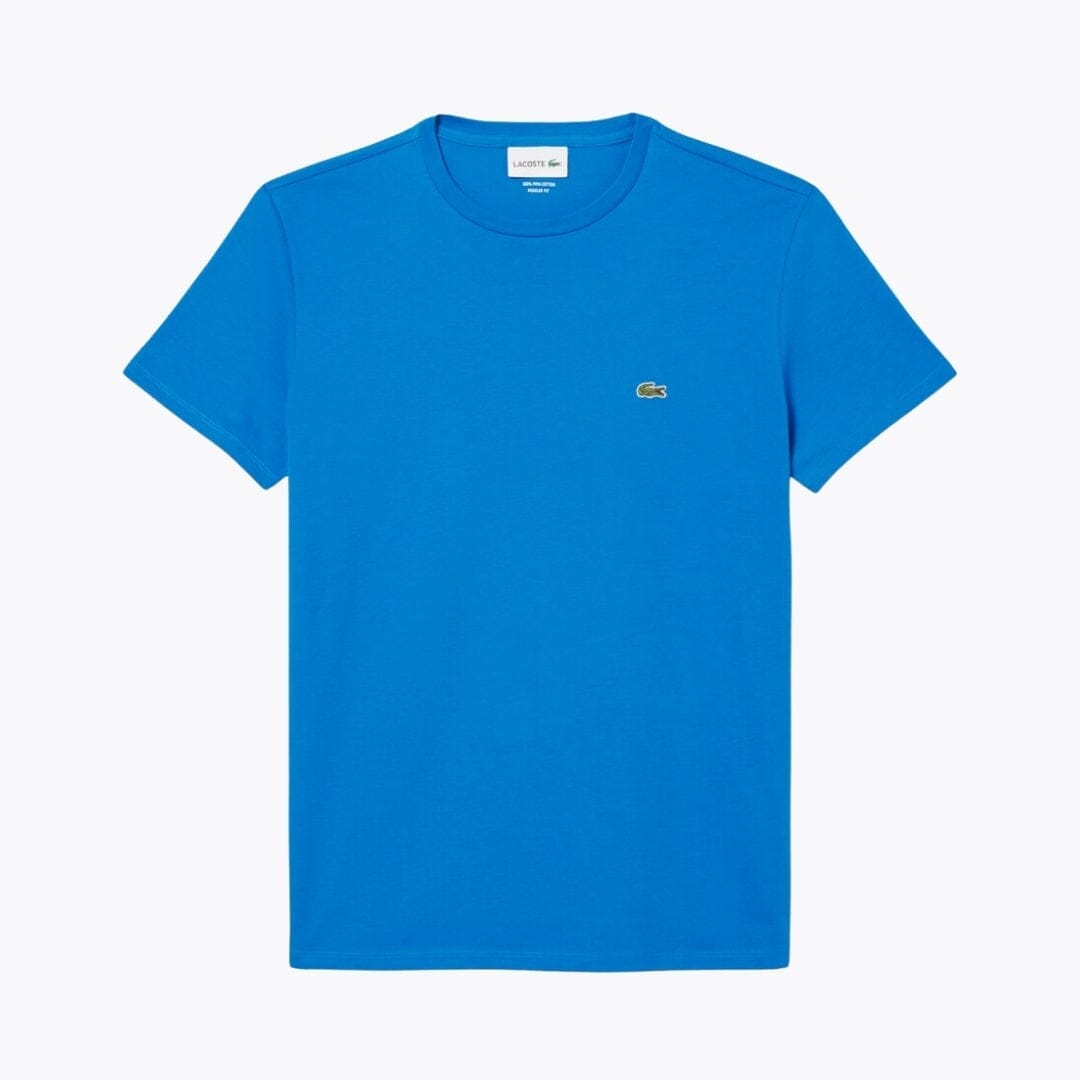 LC Cotton Pima T-shirt Lacoste Vermond Denim blue S 