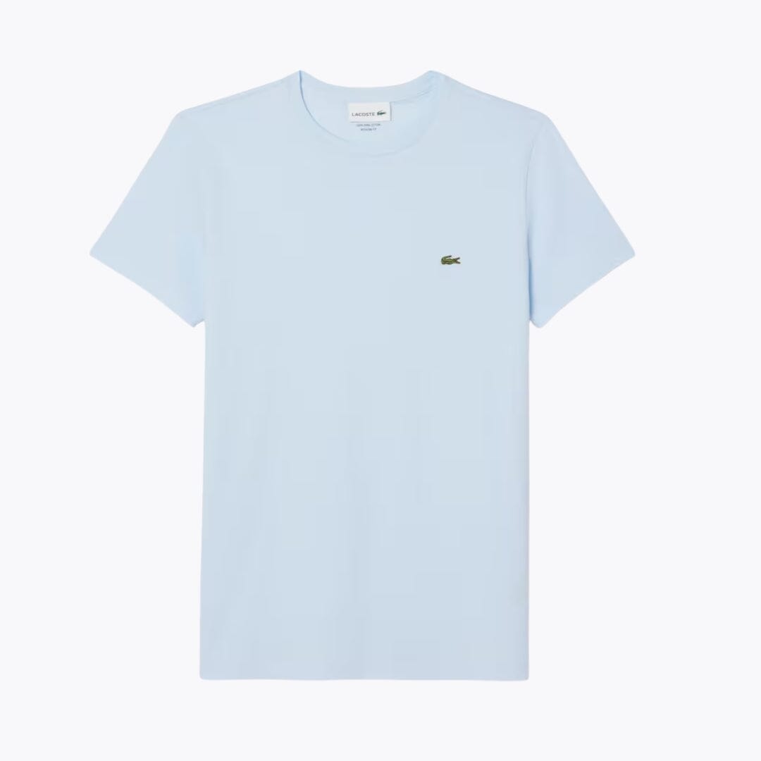LC Cotton Pima T-shirt Lacoste Vermond Light blue S 