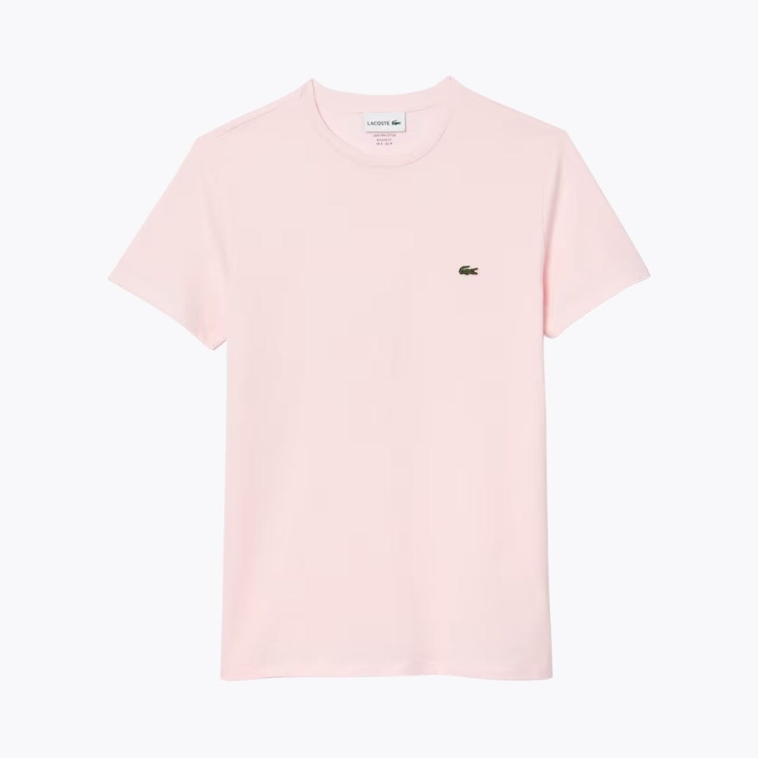 LC Cotton Pima T-shirt Lacoste Vermond Light pink S 
