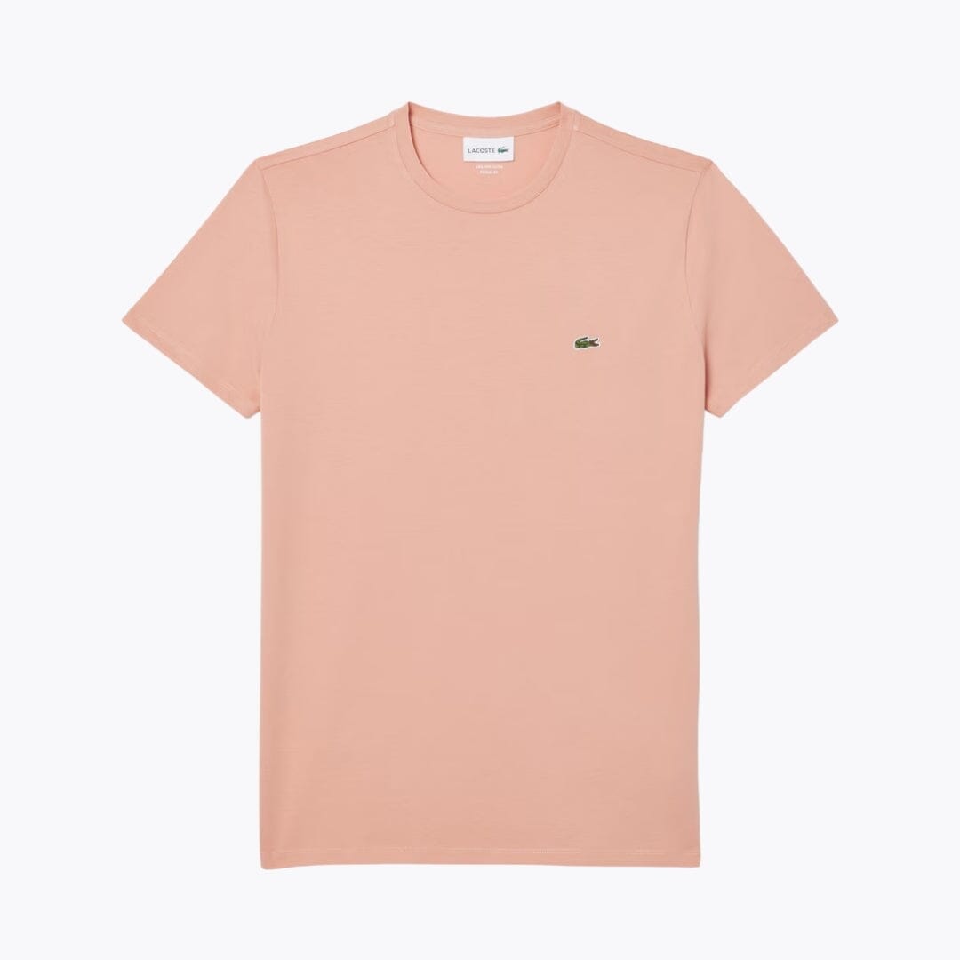 LC Cotton Pima T-shirt Lacoste Vermond Pinkish beige S 