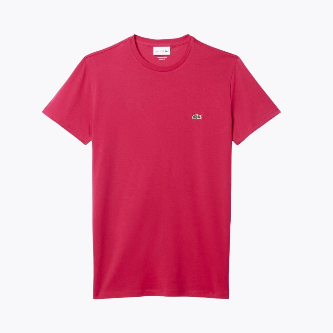 LC Cotton Pima T-shirt Lacoste Vermond Raspberry pink S 