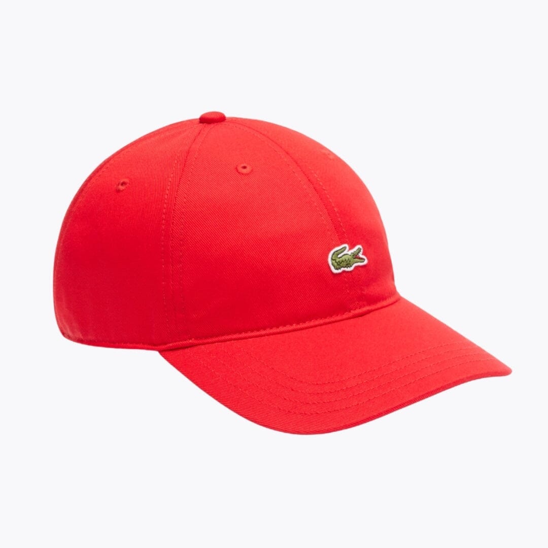 LC Cotton Twill Cap Lacoste Vermond Rouge 