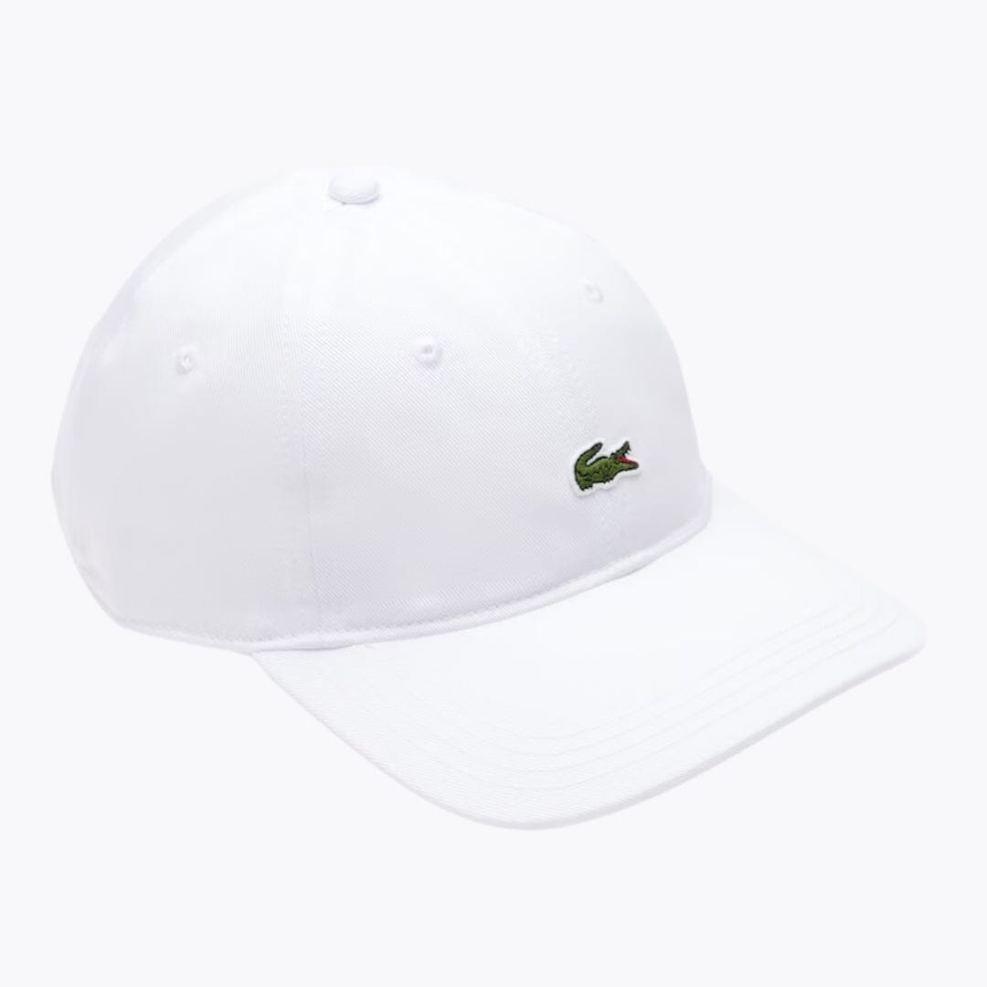LC Cotton Twill Cap Lacoste Vermond White 