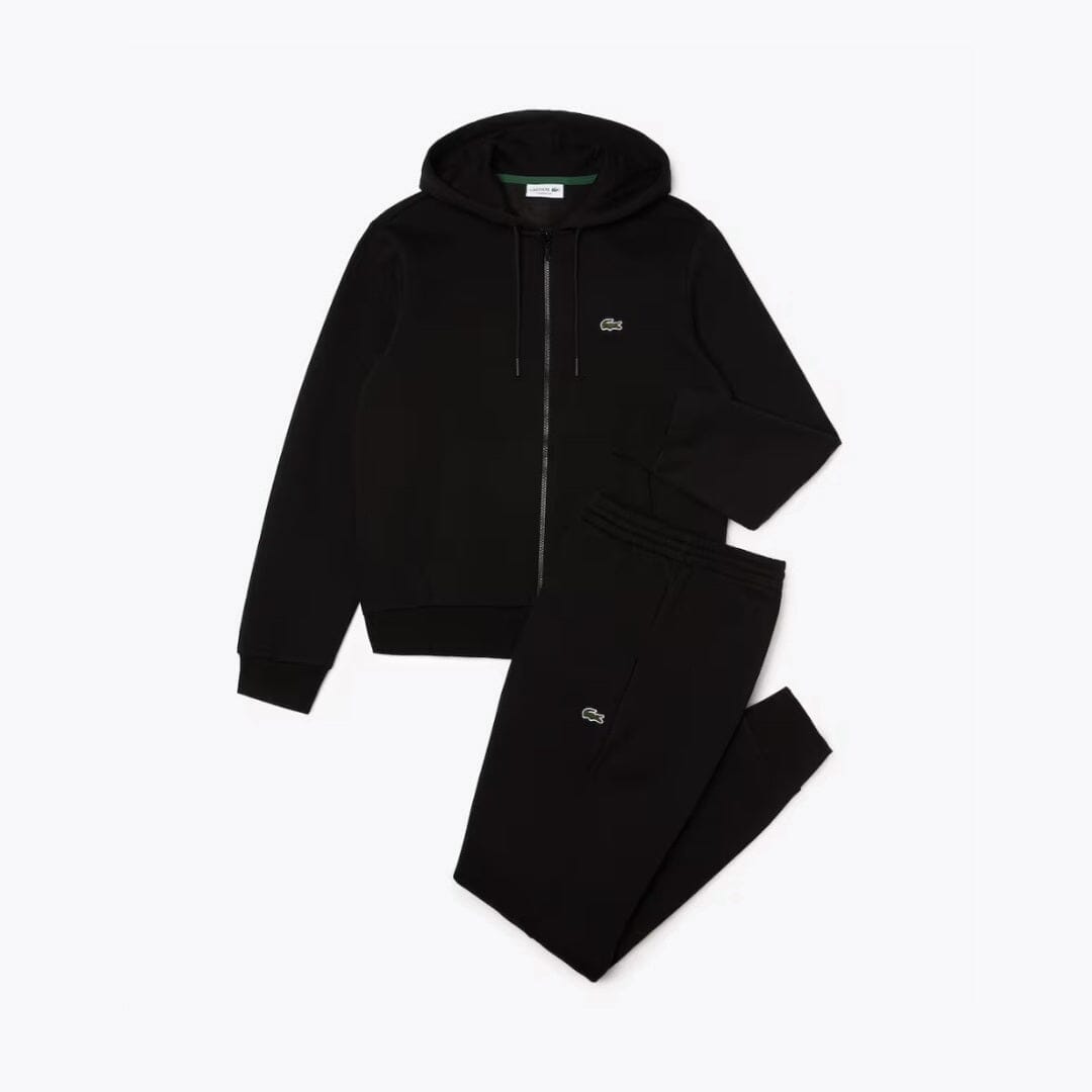 LC Hooded Tracksuit Lacoste Vermond Black S 