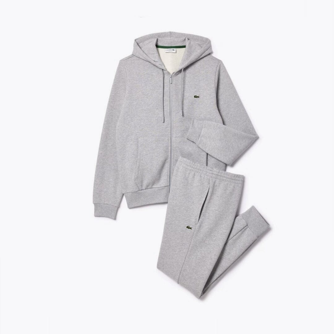 LC Hooded Tracksuit Lacoste Vermond Grey S 