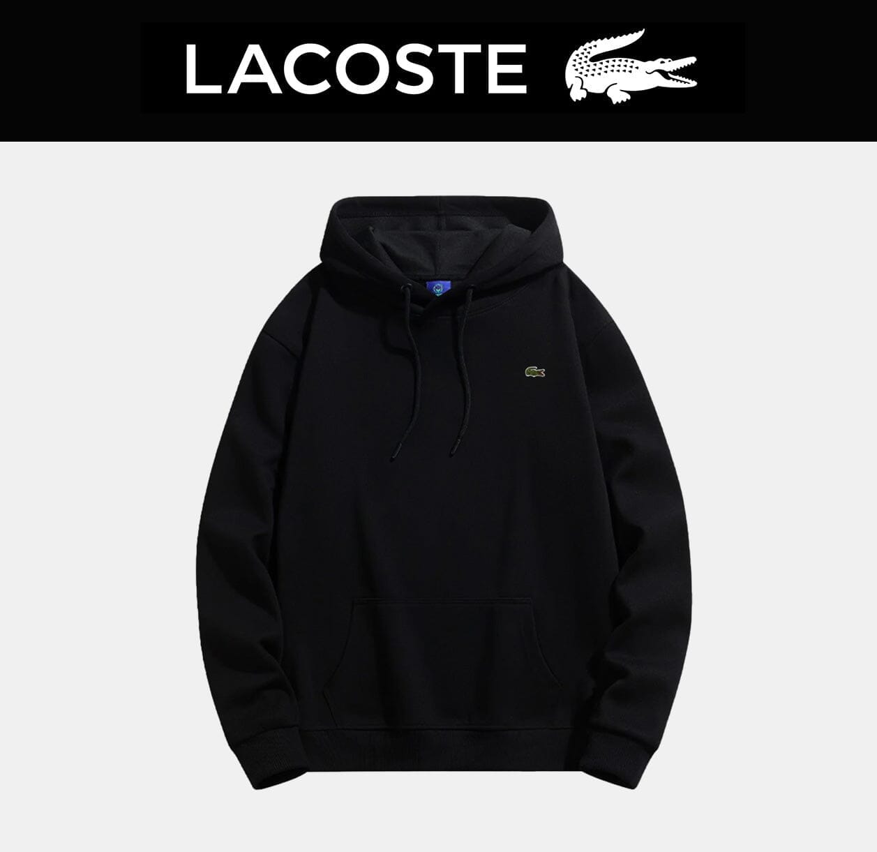 LC Men's Hoodie (Clearance) Lacoste Vermond Black S 