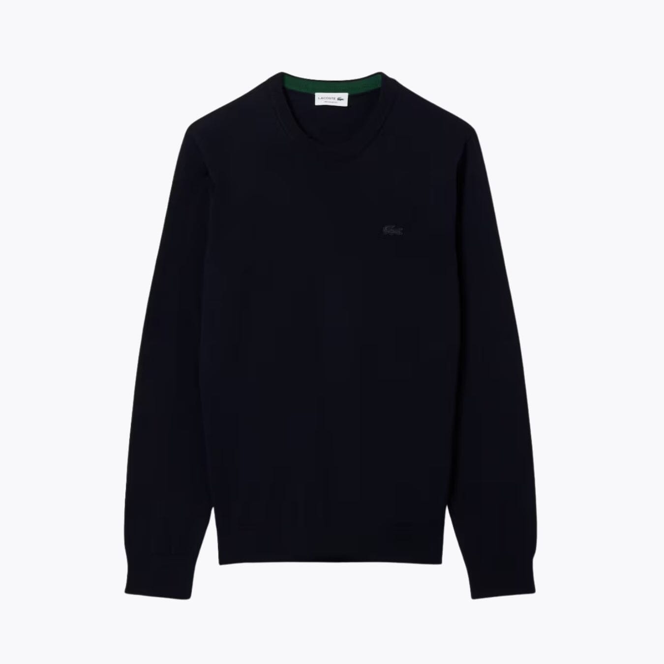LC Merino Wool Crew Neck Sweater Lacoste Vermond Midnight blue S 