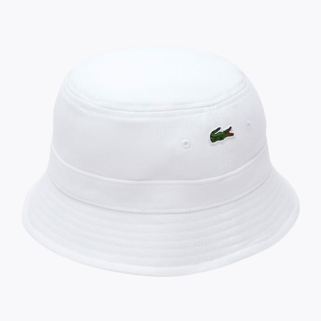 LC Piqué Bucket Hat Lacoste Vermond White 