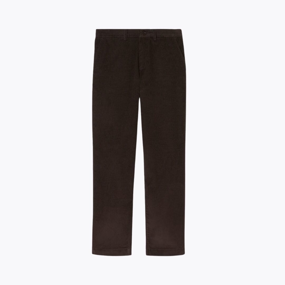 LC Regular Fit Corduroy Chino Pants Lacoste Vermond Brown S 