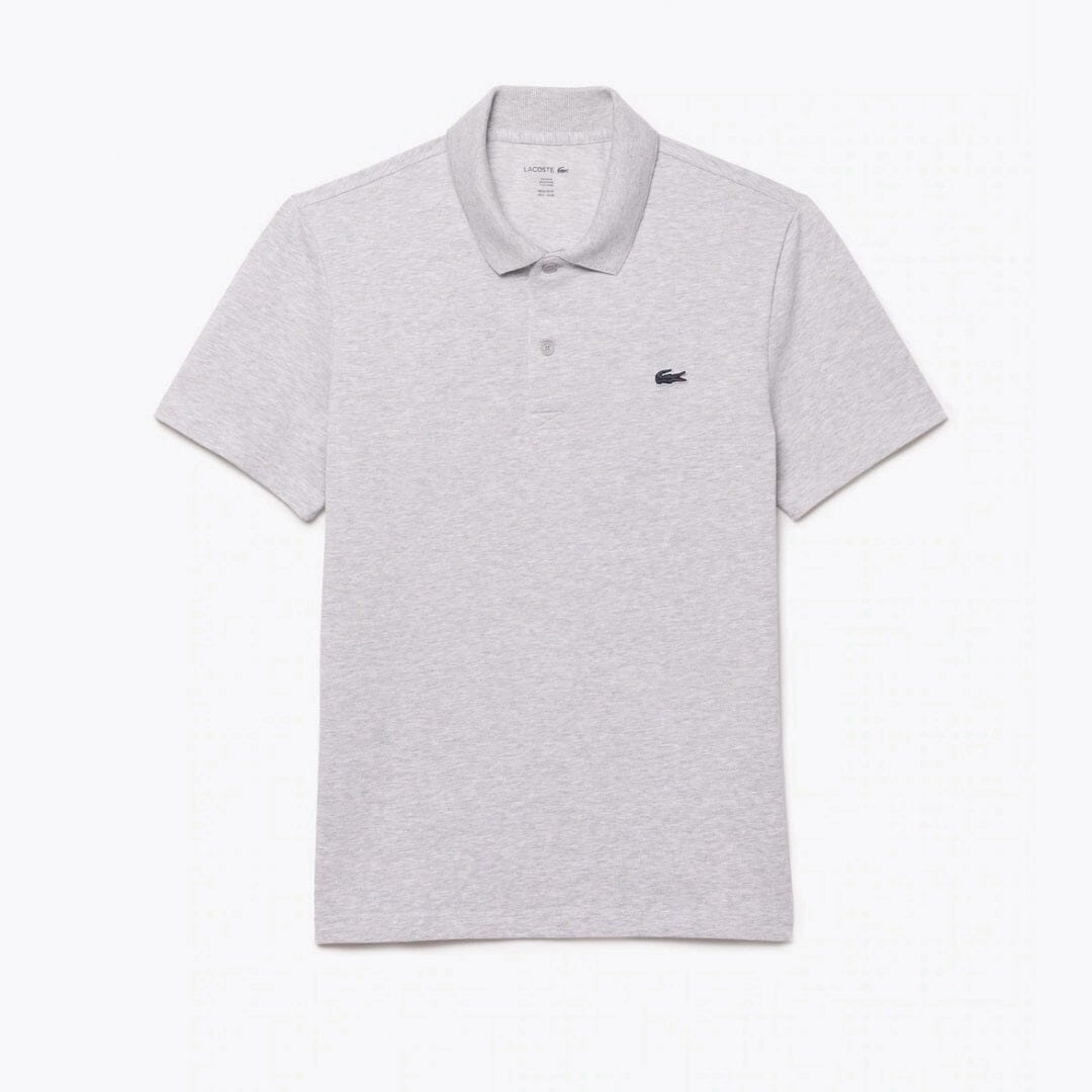 LC Regular Fit Cotton Blend Polo Shirt Lacoste Vermond Grey S 