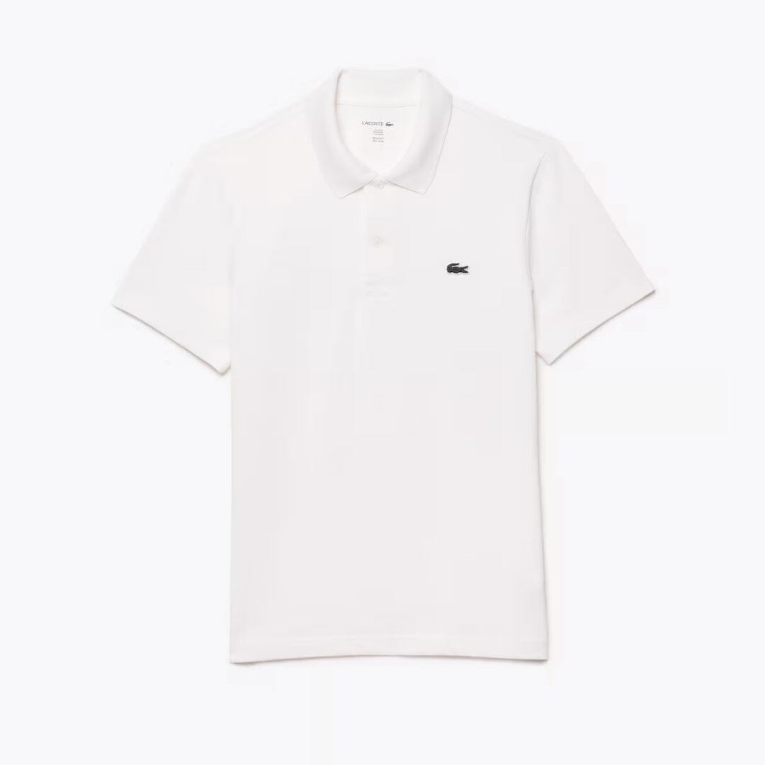 LC Regular Fit Cotton Blend Polo Shirt Lacoste Vermond White S 