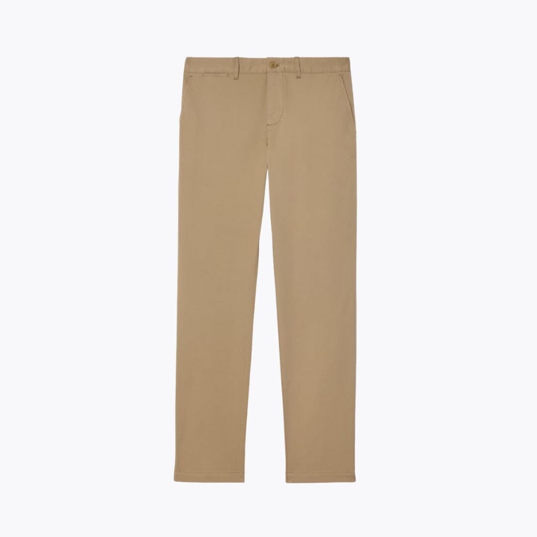 LC Slim Fit Stretch Cotton Chino Pants Lacoste Vermond Beige S 