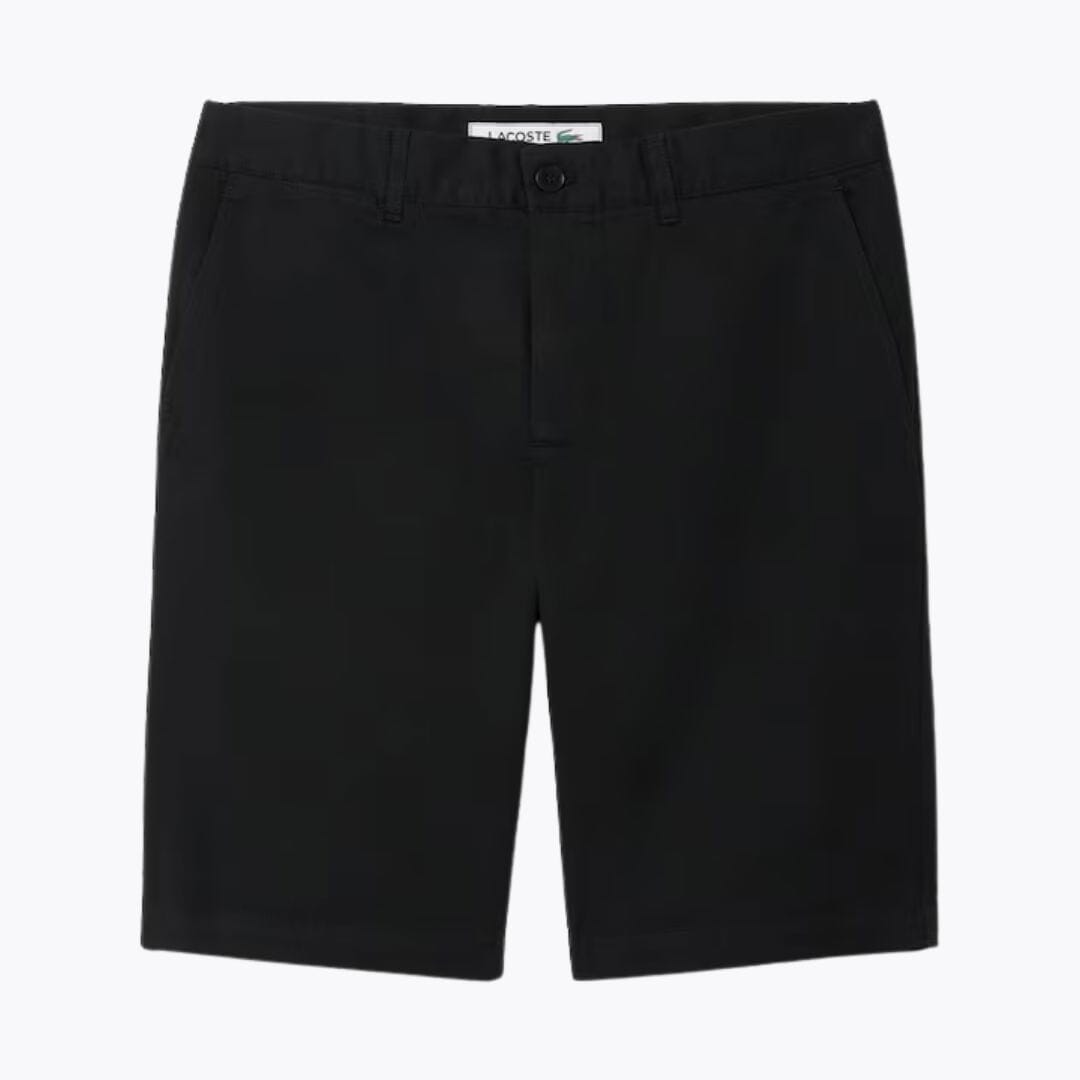 LC Slim Fit Stretch Cotton Chino Shorts Lacoste Vermond Black S 