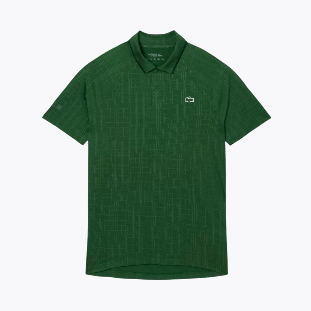 LC Tennis On Court Polo Shirt Lacoste Vermond Green S 