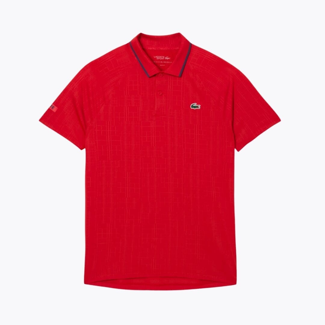 LC Tennis On Court Polo Shirt Lacoste Vermond Red S 