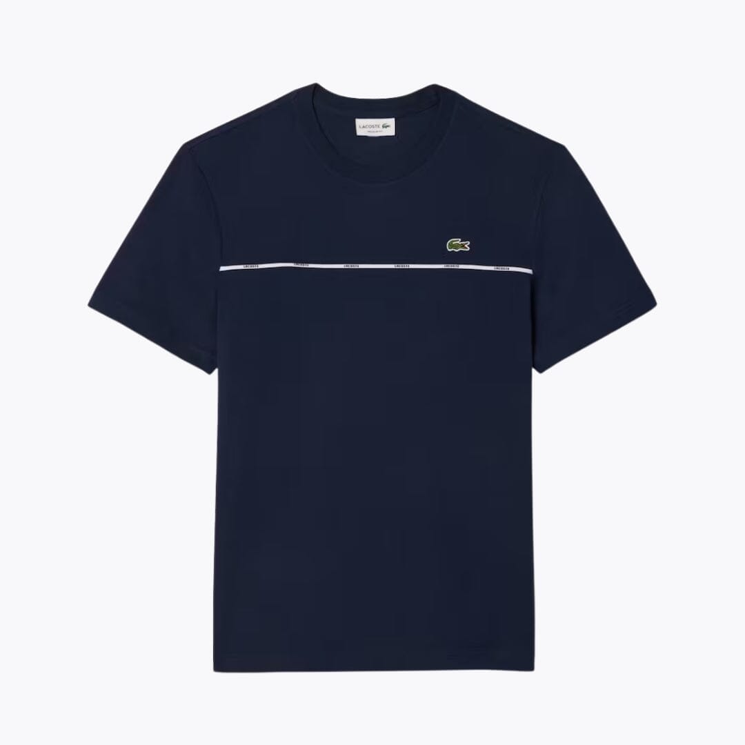 LC Trim Cotton Jersey T-shirt Lacoste Vermond Midnight blue S 