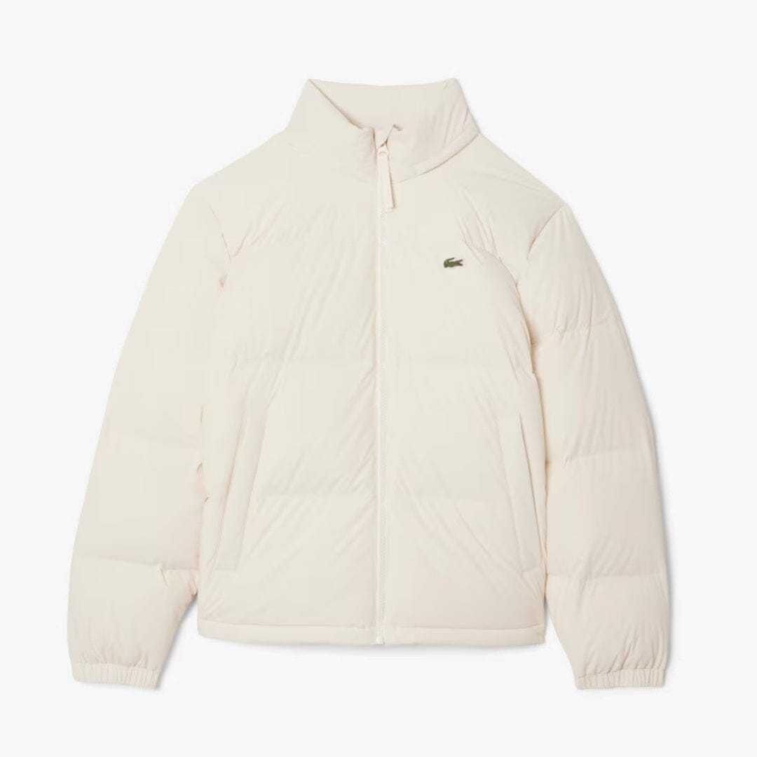 LC Water-Repellent Hooded Down Jacket Lacoste Vermond White S 