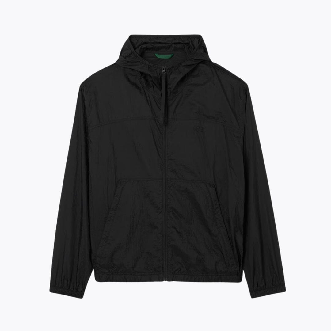 LC Water-Repellent Packable Nylon Jacket Lacoste Vermond Black S 