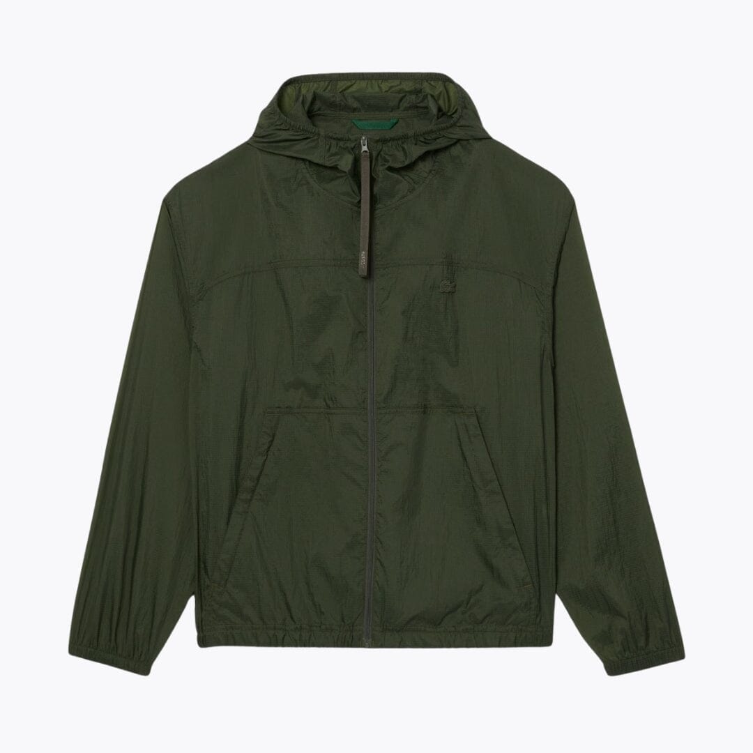LC Water-Repellent Packable Nylon Jacket Lacoste Vermond Bottle green S 