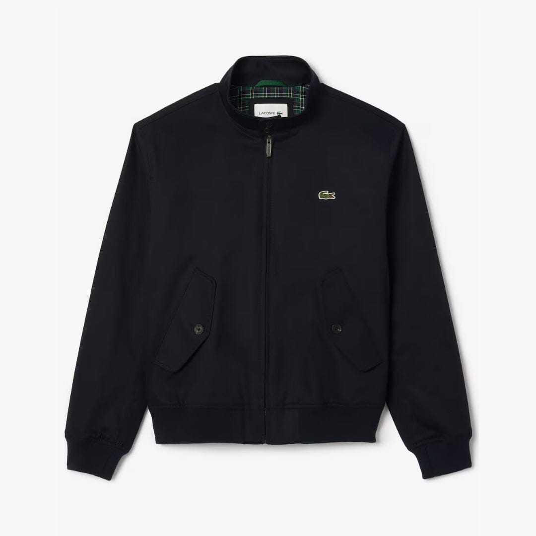 LC Water-Repellent Twill Harrington Jacket Lacoste Vermond Navy blue S 