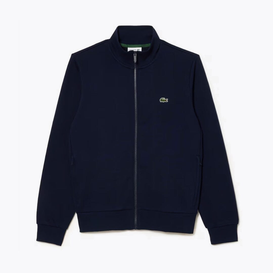 LC Zip-Up High Neck Fleece Sweatshirt Lacoste Vermond Blue S 