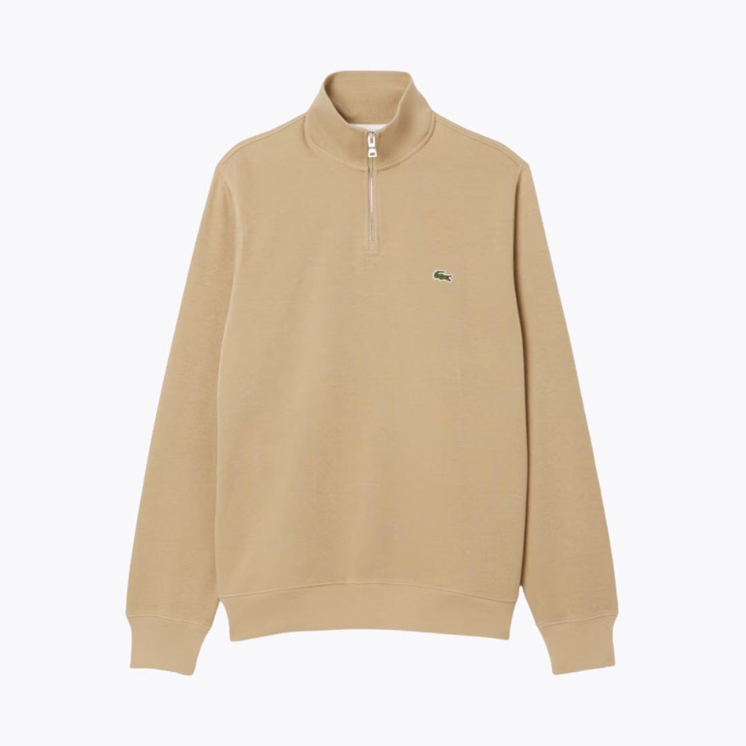 LC Zip-Up High Neck Sweatshirt Lacoste Vermond Beige S 