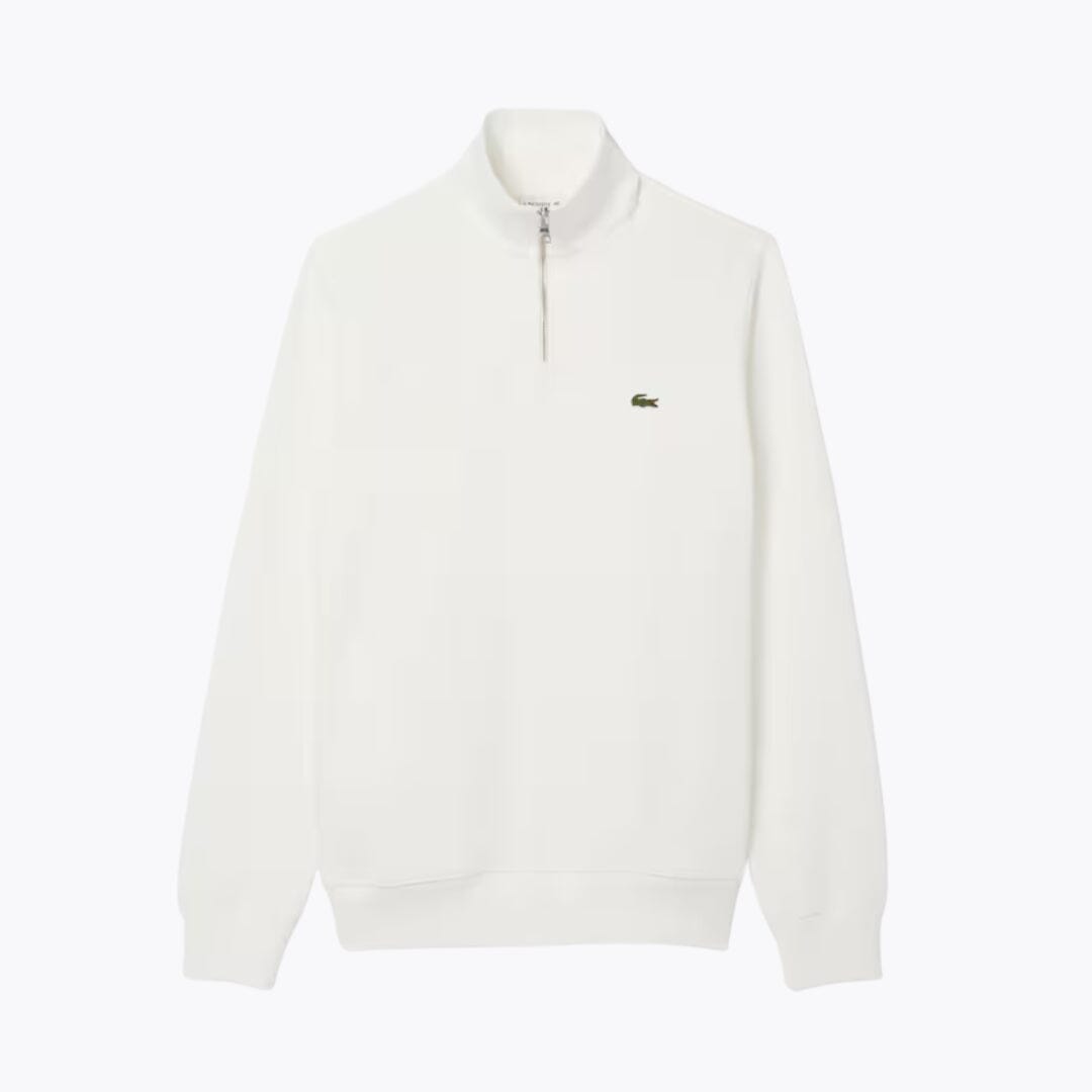 LC Zip-Up High Neck Sweatshirt Lacoste Vermond White S 