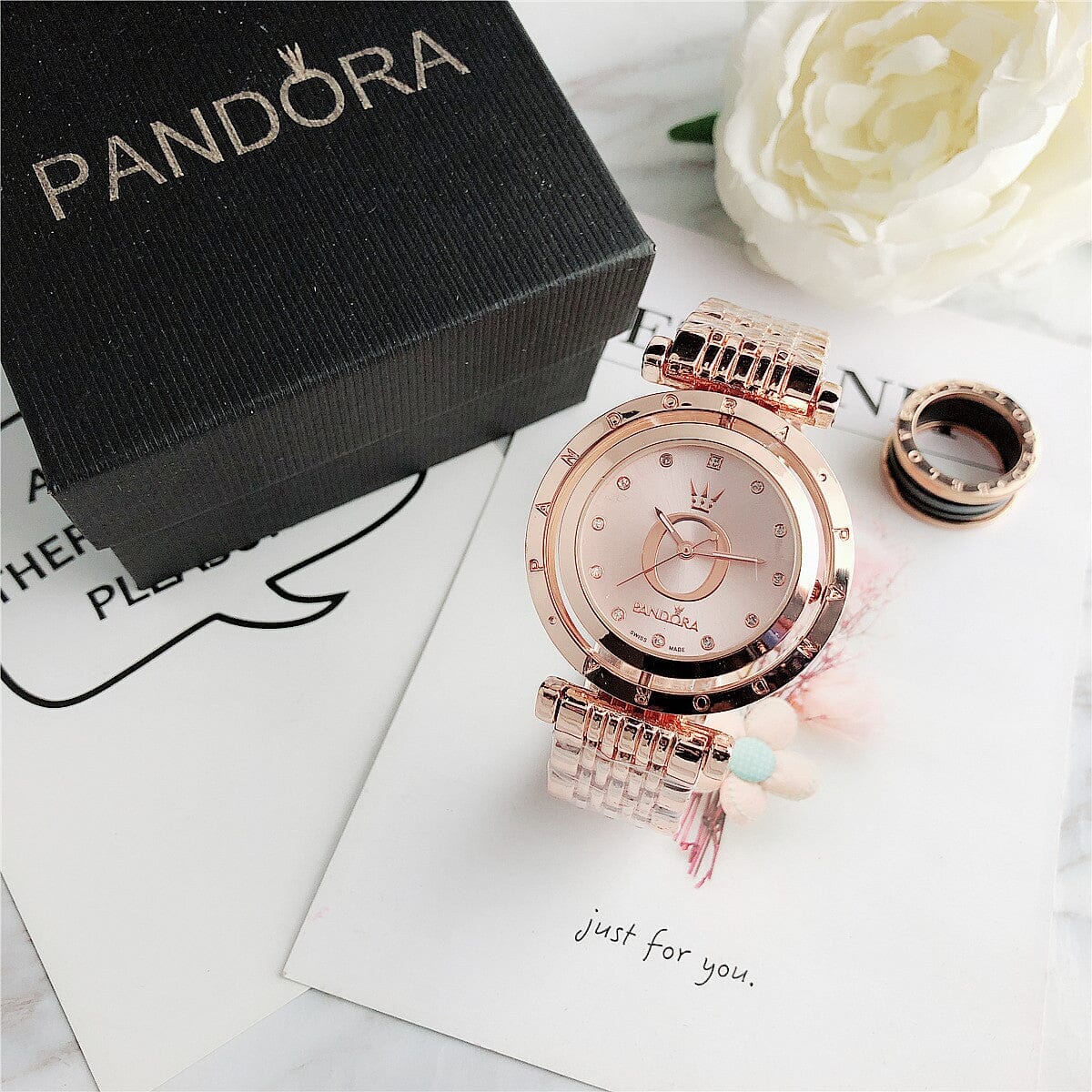 P A N D O R A Moments Glamour Pandora Vermond Rose 