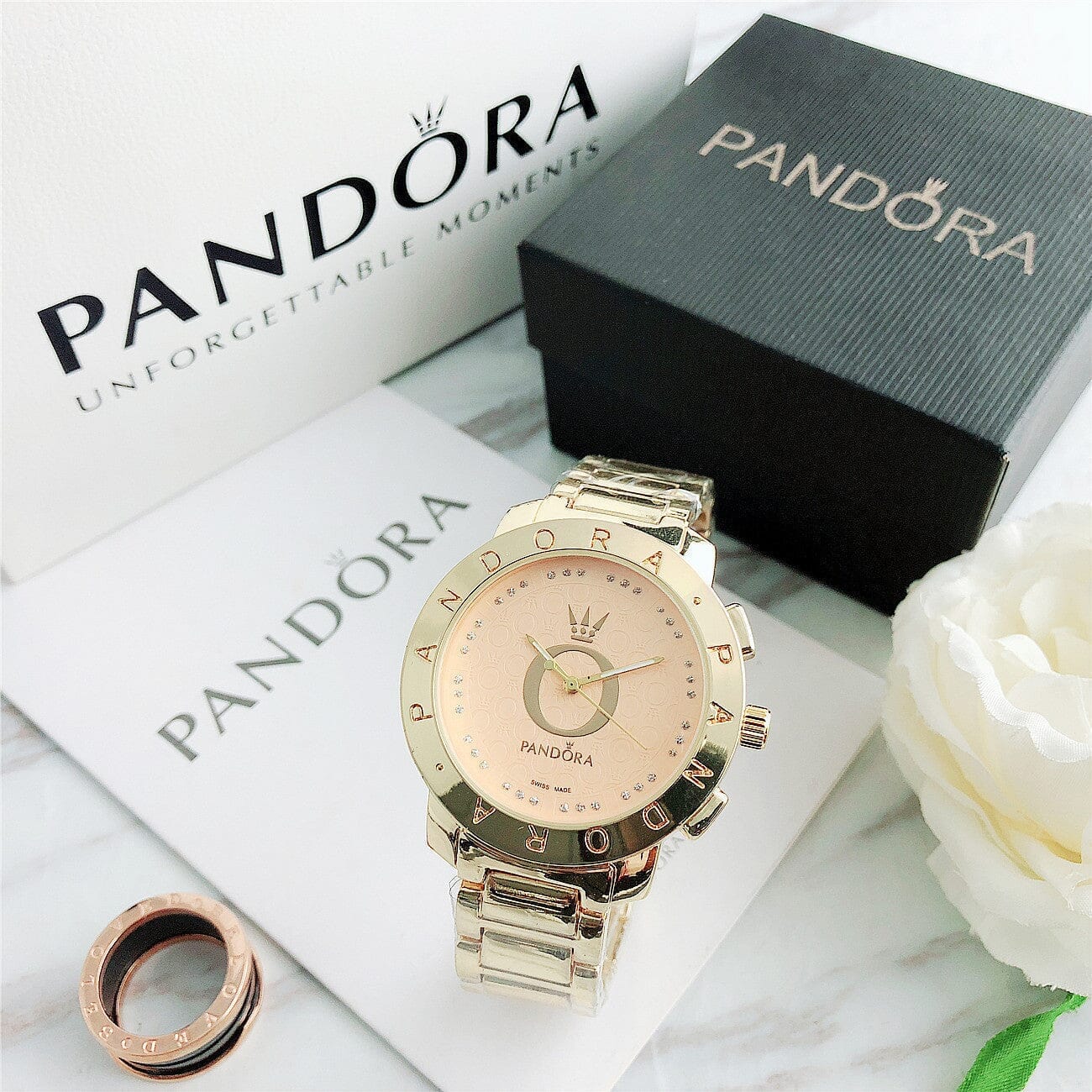 P A N D O R A Valentine's Pandora Vermond Gold 
