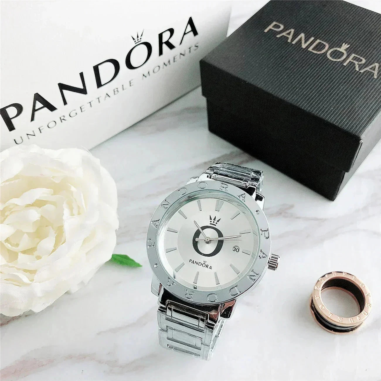 P A N D O R A Wristwatch Glamour Pandora Vermond Silver 