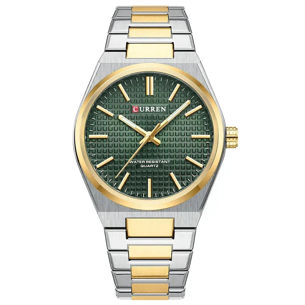 POEDAGAR Watch Curren Poedagar Vermond gold green 