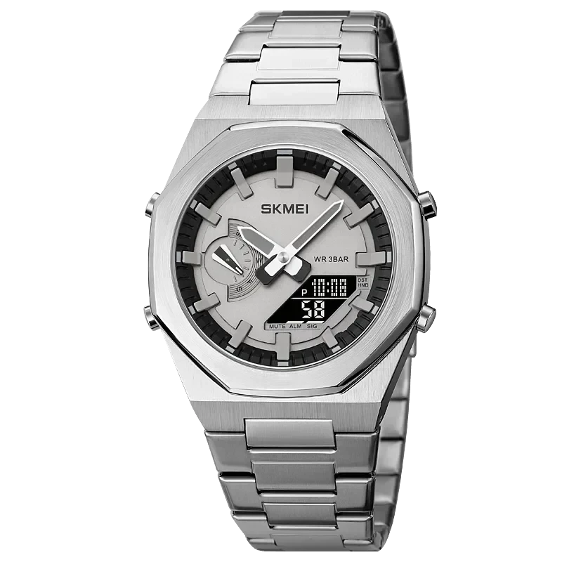POEDAGAR Watch SKMEI Pro Poedagar Vermond Silver 