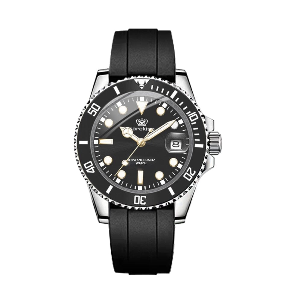 POEDAGAR Watch Subdate Sport Poedagar Vermond Black 