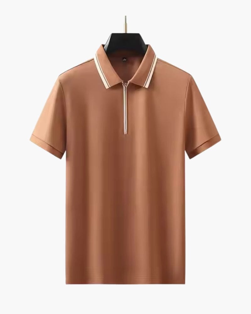 Ridgeway Zip Polo Vermond Orange XS 