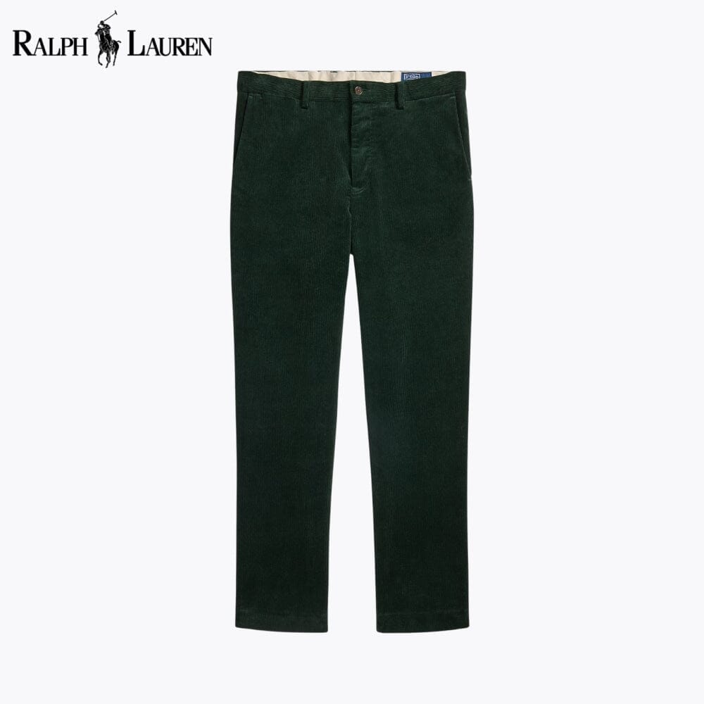 RL Andover Slim Fit Stretch Corduroy Pant Ralph Lauren Vermond Green 28 