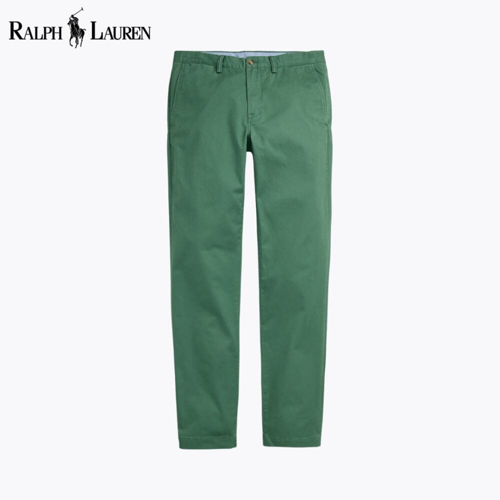 RL Bedford Washed Chino Trouser Ralph Lauren Vermond Green 28 