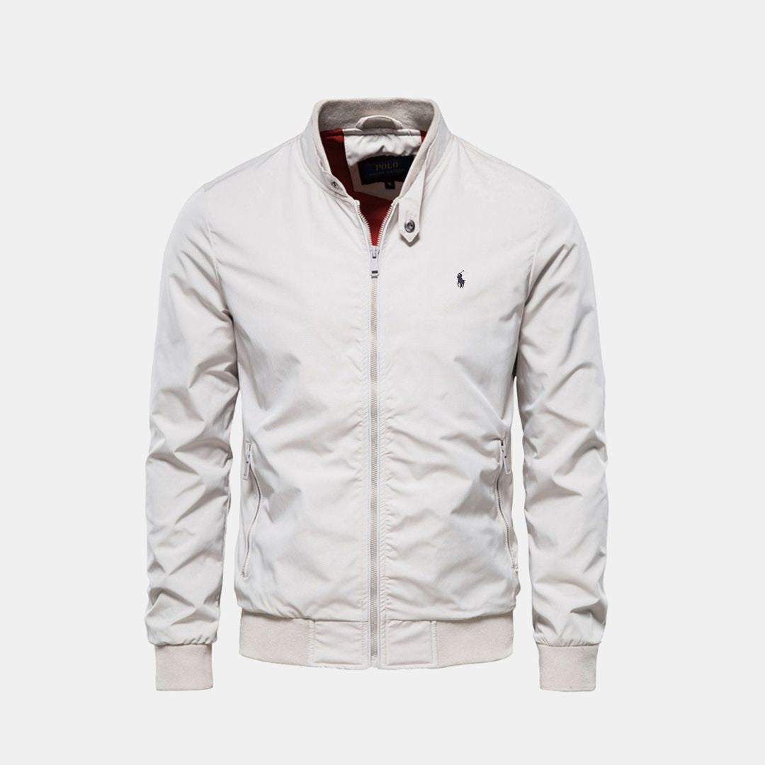 RL Bomber Jacket (CLEARANCE) Ralph Lauren Vermond White M 