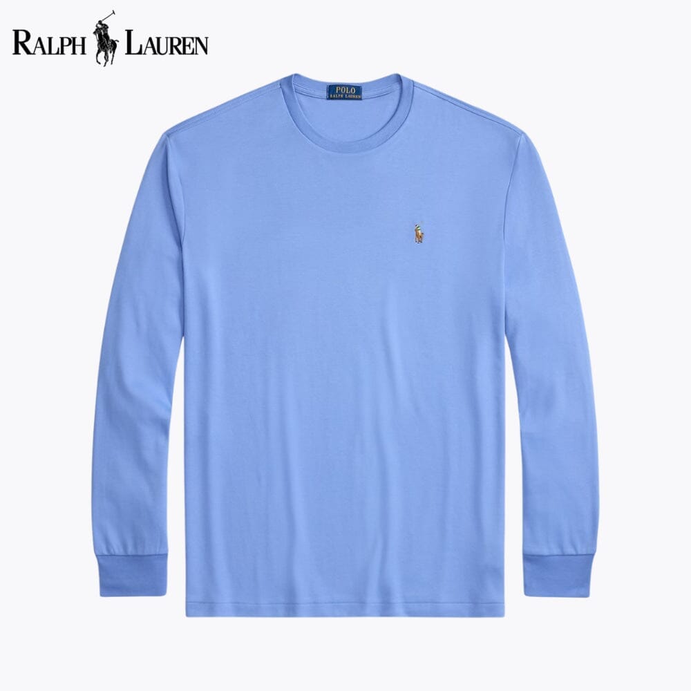 RL Classic Fit Soft Cotton Crewneck T-Shirt Ralph Lauren Vermond Blue S 
