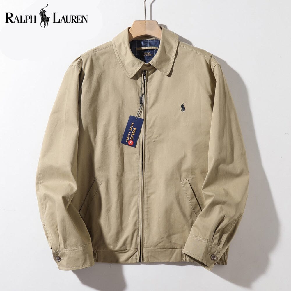 RL Classic Modern Bomber Jacket Ralph Lauren Vermond Khaki S 
