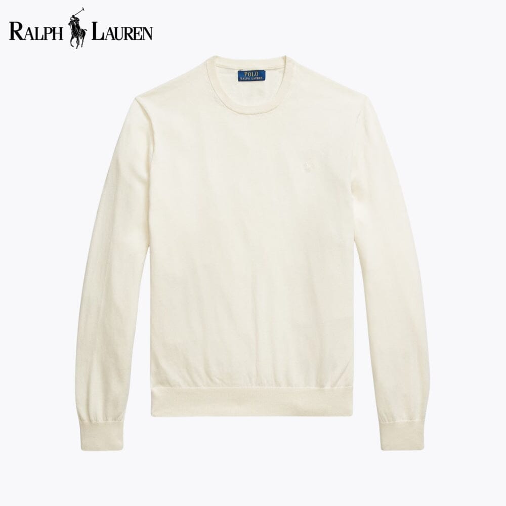 RL Cotton-Cashmere Crewneck Jumper Ralph Lauren Vermond Cream S 
