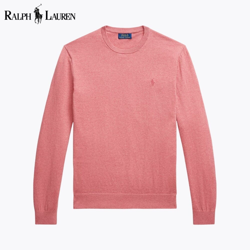 RL Cotton-Cashmere Crewneck Jumper Ralph Lauren Vermond Strawberry Gelato S 