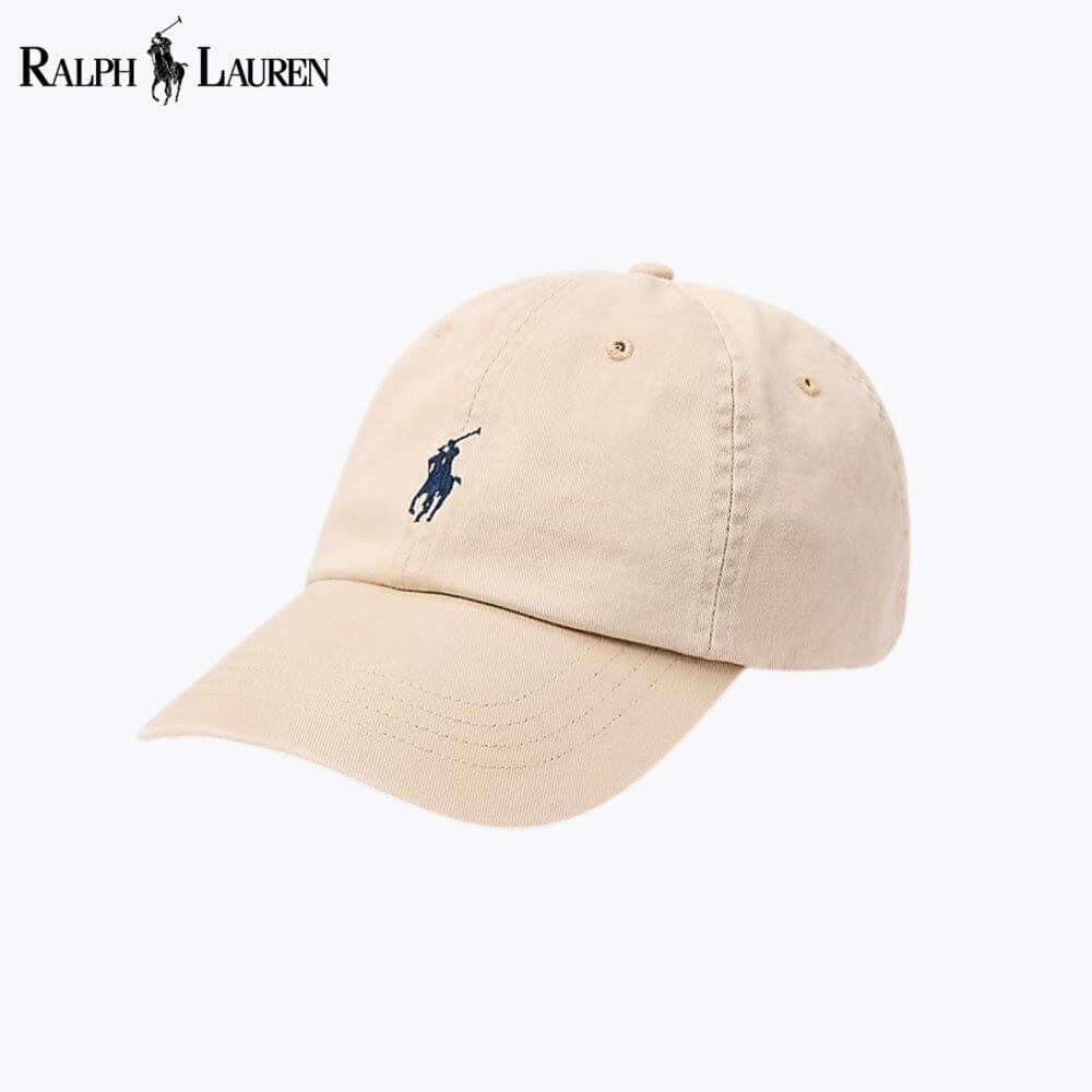 RL Cotton Chino Baseball Cap Ralph Lauren Vermond Nubuck 