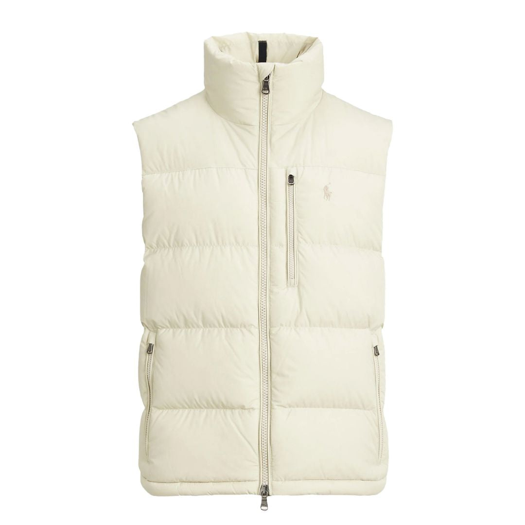 RL | Gilet Signature Homme – Déstockage Ralph Lauren Vermond Crème Luxe XS 