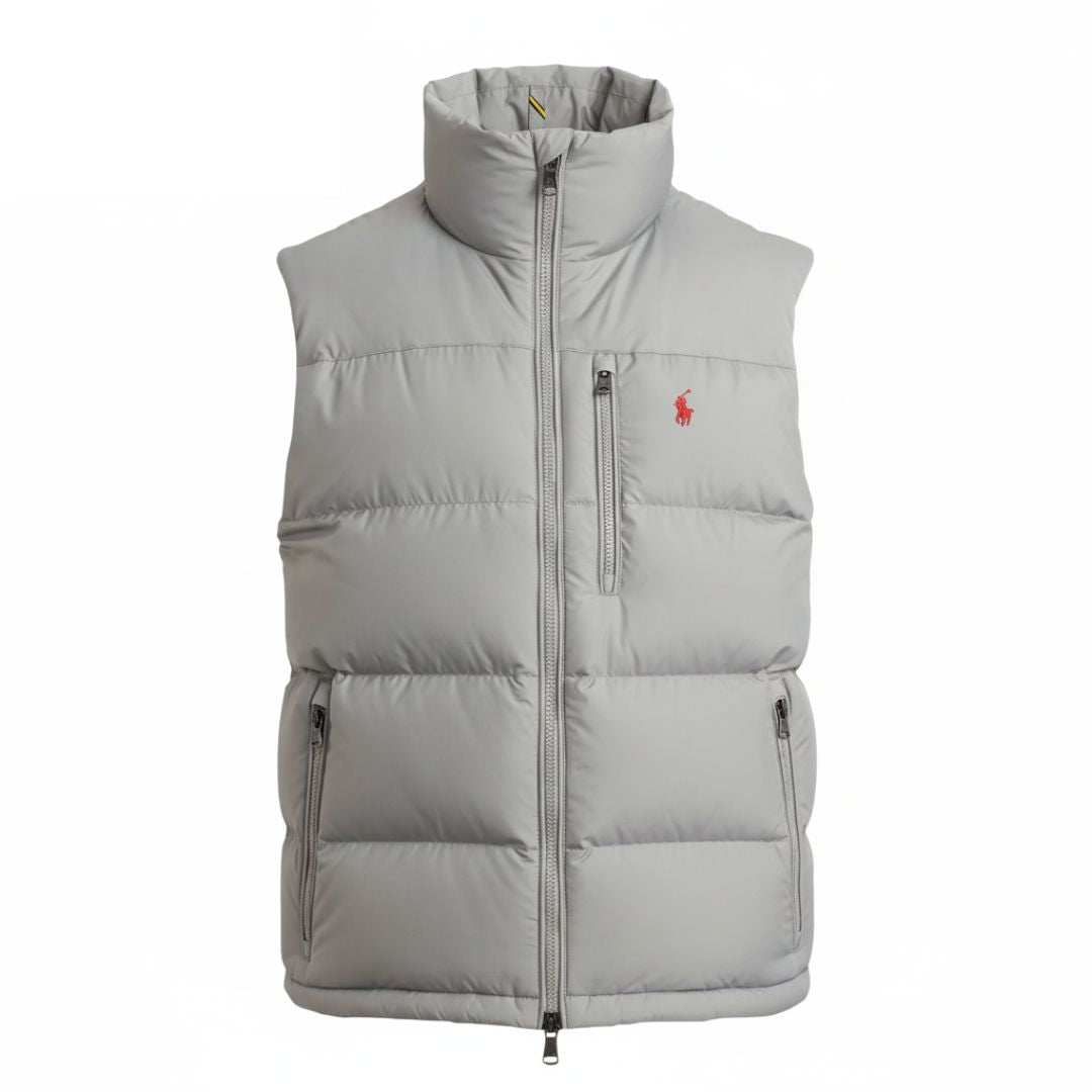 RL | Gilet Signature Homme – Déstockage Ralph Lauren Vermond Gris Clair XS 