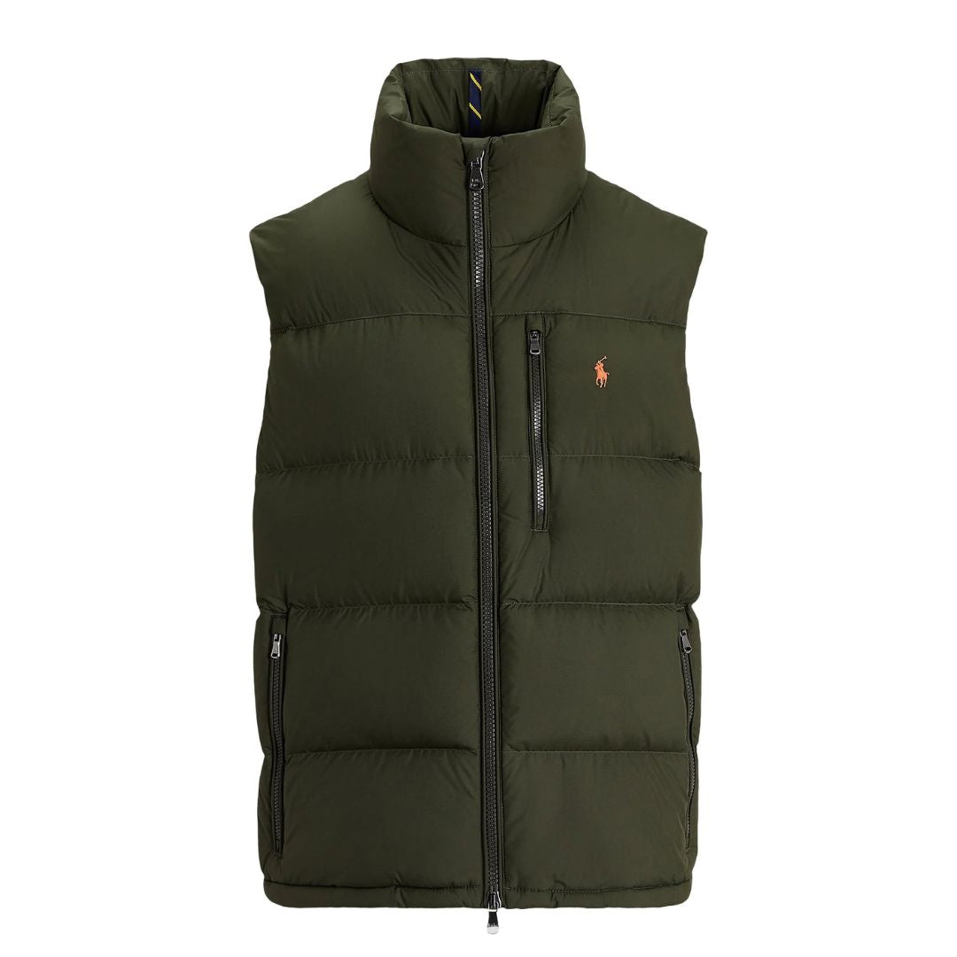RL | Gilet Signature Homme – Déstockage Ralph Lauren Vermond Vert Impérial XS 
