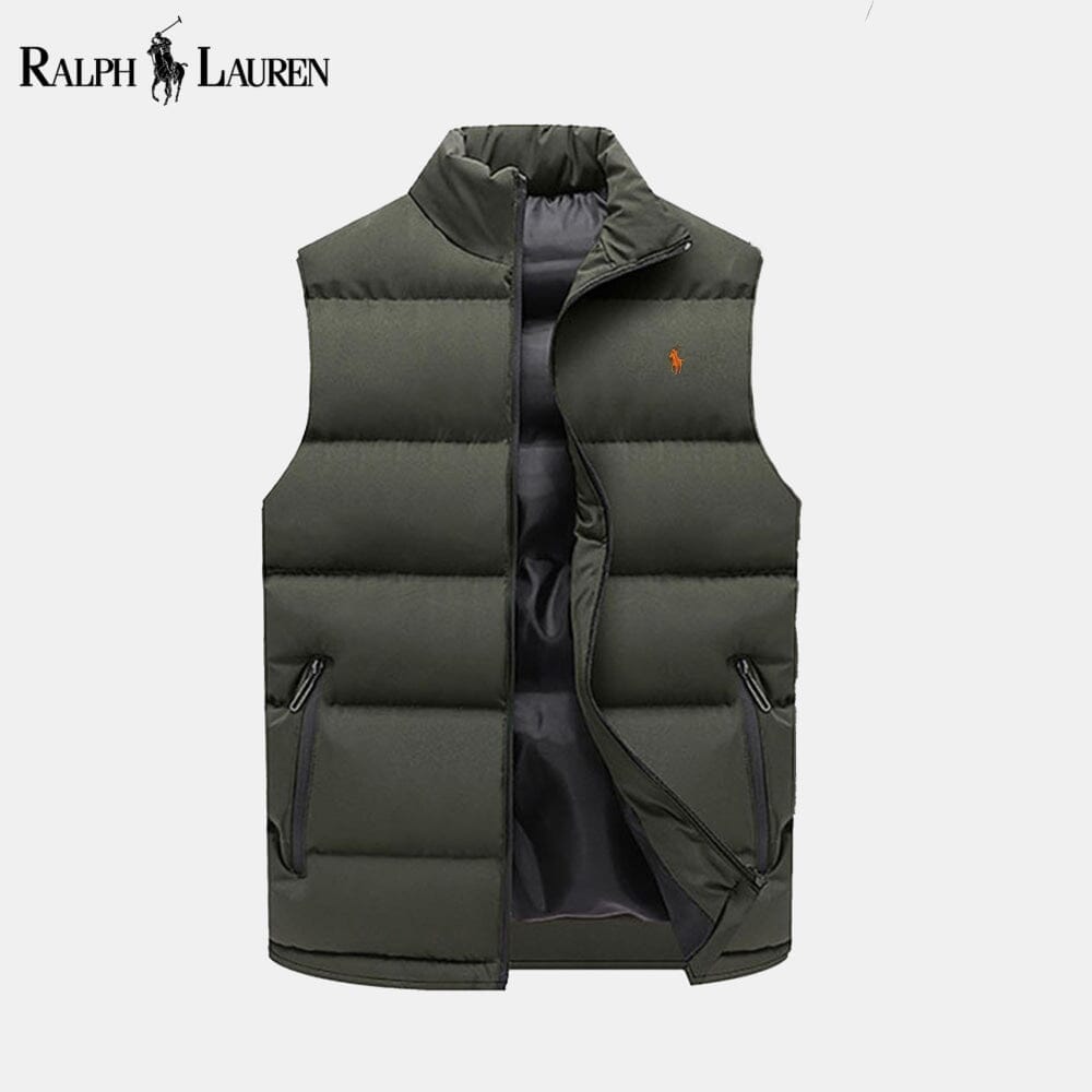 RL Insulated Down Puffer Waistcoat Ralph Lauren Vermond Green Ranger S 