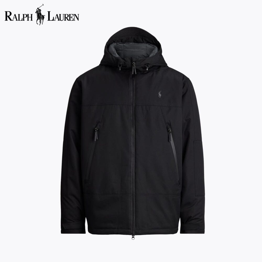 RL Insulated Hooded Jacket Ralph Lauren Vermond Black S 